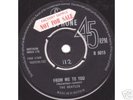 BEATLES from me to you ORIG factory sample