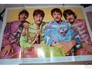 beatles 1967 original fan club poster sgt pepper