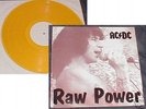 AC/DC - Raw Power, White Label, Yellow Vinyl LP [ RARE]