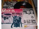 MISFITS WALK AMONG US LP PINK 1ST PRESS SIGNED BY 3