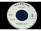 ELVIS PRESLEY HEARTBREAK HOTEL 45 RECORD PROMO 447-0605