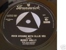 UK 45: ROCK AROUND WITH OLLIE VEE by BUDDY HOLLY