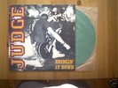 JUDGE bringin' it down lp GREEN VINYL schism sxe