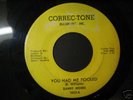 Danny Woods on Correc-tone Northern Soul 45 RARE ORIG