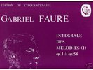 6  LP * FAURE * MELODIES  COMPLETE * CALLIOPE  2  BOXES