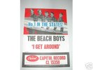 Small 1964 store POSTER for BEACH BOYS I Get Around 45