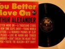 ARTHUR ALEXANDER unplayed orig YOU BETTER MOVE ON LP