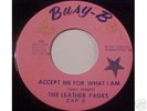 LEATHER PAGES 45 Accept Me For What I  Am RARE PSYCH