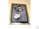 David Bowie signed poster, in Person, huge framed