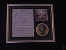 OASIS SIGNED + FRAMED MORNING GLORY MONTAGE- LIAM+ NOEL