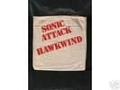 HAWKWIND - SONIC ATTACK. 1-SIDED PROMO IN CLOTH SLEEVE.