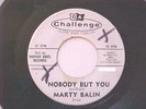MARTY BALIN 45 JEFFERSON AIRPLANE NOBODY BUT YOU 1962