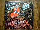 LYNYRD SKYNYRD LIVE TRIBUTE 1987 SIGNED VINYL LP RARE