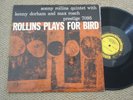 SONNY ROLLINS Rollins Plays For Bird PRESTIGE W.50TH
