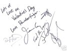Powderfinger Autographed Valentine Card