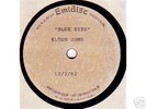 ELTON JOHN VERY RARE UK EMIDISC ACETATE 45 BLUE EYES