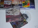 UNIDA/DOZER split LP, splattered vinyl and signed