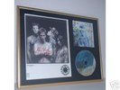 == RED HOT CHILLI PEPPERS == SIGNED x4 FRAMED & MOUNTED