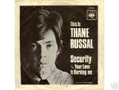 THANE RUSSAL & THREE  SECURITY  SIGNED COPY PICT SLEEVE