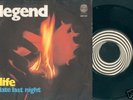 LEGEND, MICKEY JUPP:RARE  SWIRLED VERTIGO ITALIAN PS 45