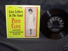 PATSY CLINE 45 EP DECCA 2802 / LOVE LETTERS IN SAND