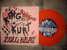 KING KURT HAND PAINTED LIMITED ORANGE PSYCHOBILLY 7 IN