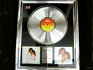 BARBRA STREISAND BEE GEES PLATINUM RECORD AWARD 