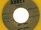 Rare 1958 rockabilly 45 - BETTY NICKELL - yellow wax