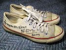 PHIL COLLINS (GENESIS) signed Converse All Stars RARE