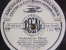M. XIRGU - GARCIA LORCA Regal LK 4123 RARE SPOKEN 78RPM