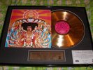 jimi Hendrix 24 karat gold record 