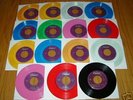 Beatles colored Vinyl Juke Box singles complete set