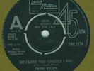 FRANK WILSON - DO I LOVE YOU - UK TAMLA DEMO 45 MINT