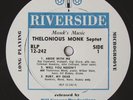 Thelonious Monk - John Coltrane Riverside LP ORIGINAL