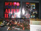 KISS ALIVE II  2 LP STICKER BOOK TATTOOS + IN SHRINK NM