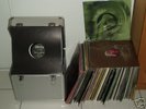Flight Case avec Plus de 110  vynils techno ...