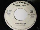 LORRAINE CHANDLER on RCA 8980 DJ NORTHERN SOUL 45