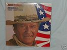 John Wayne Collectible record 33 Lp  never been opened