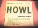 ALLEN GINSBERG READS,HOWL LP FANTASY 7006 RED VINYL