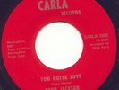 DEON JACKSON on CARLA Northern Soul 45