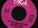 MAJOR LANCE You Don't Want Me No More OKEH  Northern