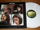 The BEATLES Let it be WHITE VINYL UK Export Rare