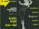 HENRI CROLLA ANDRE HODEIR BRIGITTE BARDOT OST FRENCH EP