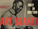 rare ART BLAKEY BLUE NOTE ORGY 1554 FLAT EDGE LP nr