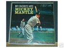 MICKEY MANTLE Record Album LP LPM-1704 NY YANKEES Hits