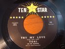 TONI and THE SHOWMEN Try My Love/Beware NORTHERN SOUL