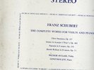 MICHELE AUCLAIR:RARE:COMPLETE SCHUBERT VLN WKS:NM: