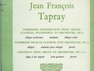 CHARLIN:J.F.TAPRAY BY ROBERT GENDRE(violin) FRENCH LP