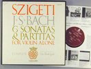 VANGUARD BG 627 SZIGETI, BACH VIOLIN SONATAS/PARTITAS