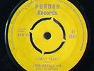 ERIC CLAPTON JOHN MAYALL LONELY YEARS PURDAH 45